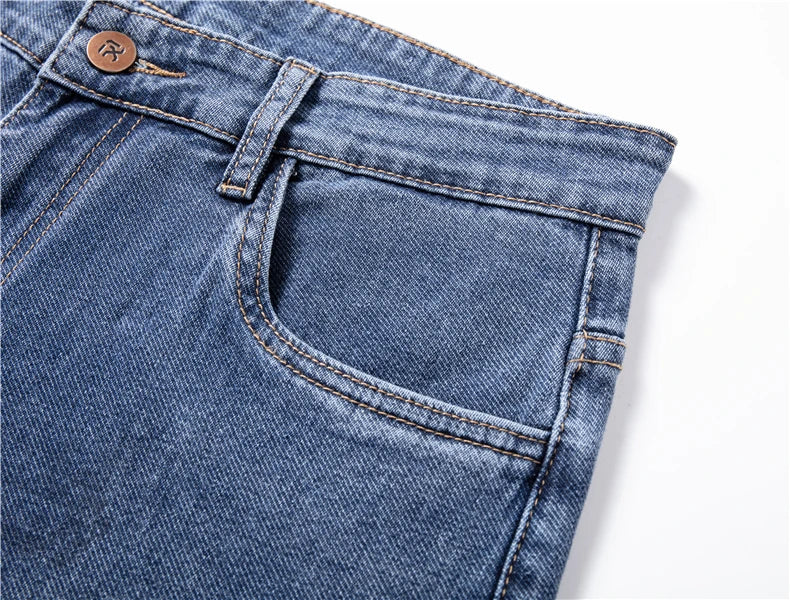 Casual Cotton Stretch Denim Pants