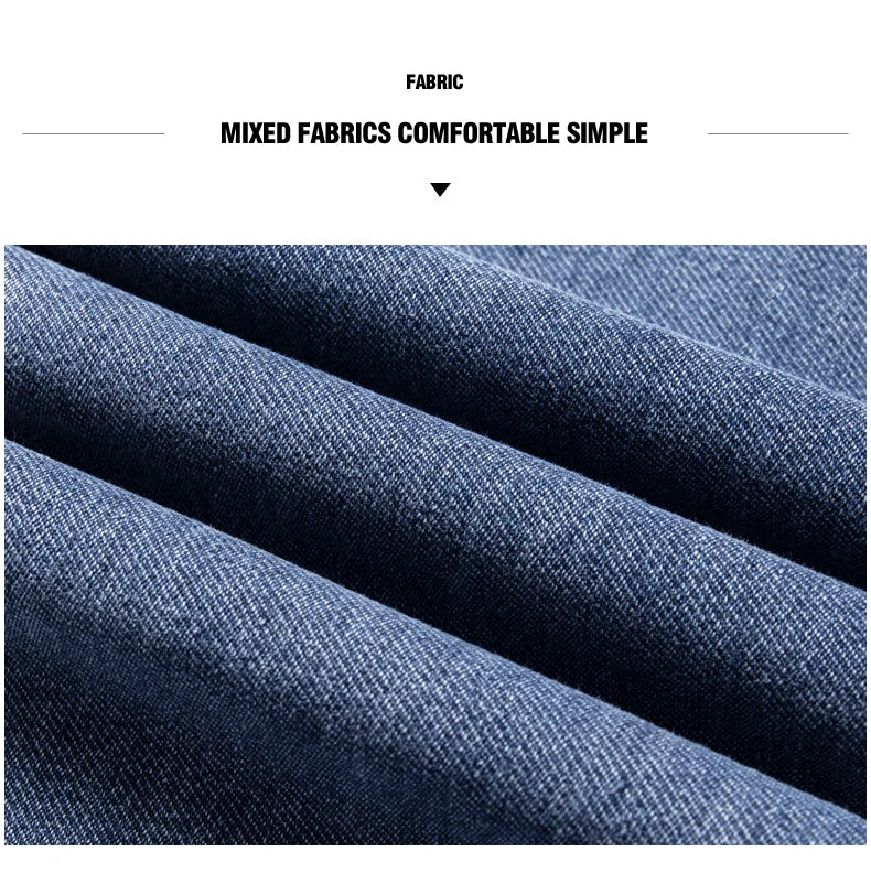 Casual Cotton Stretch Denim Pants