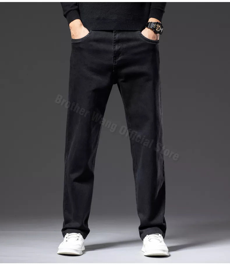 Casual Cotton Stretch Denim Pants