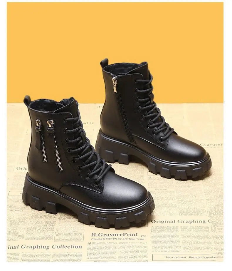 Thick-Soled Boots.